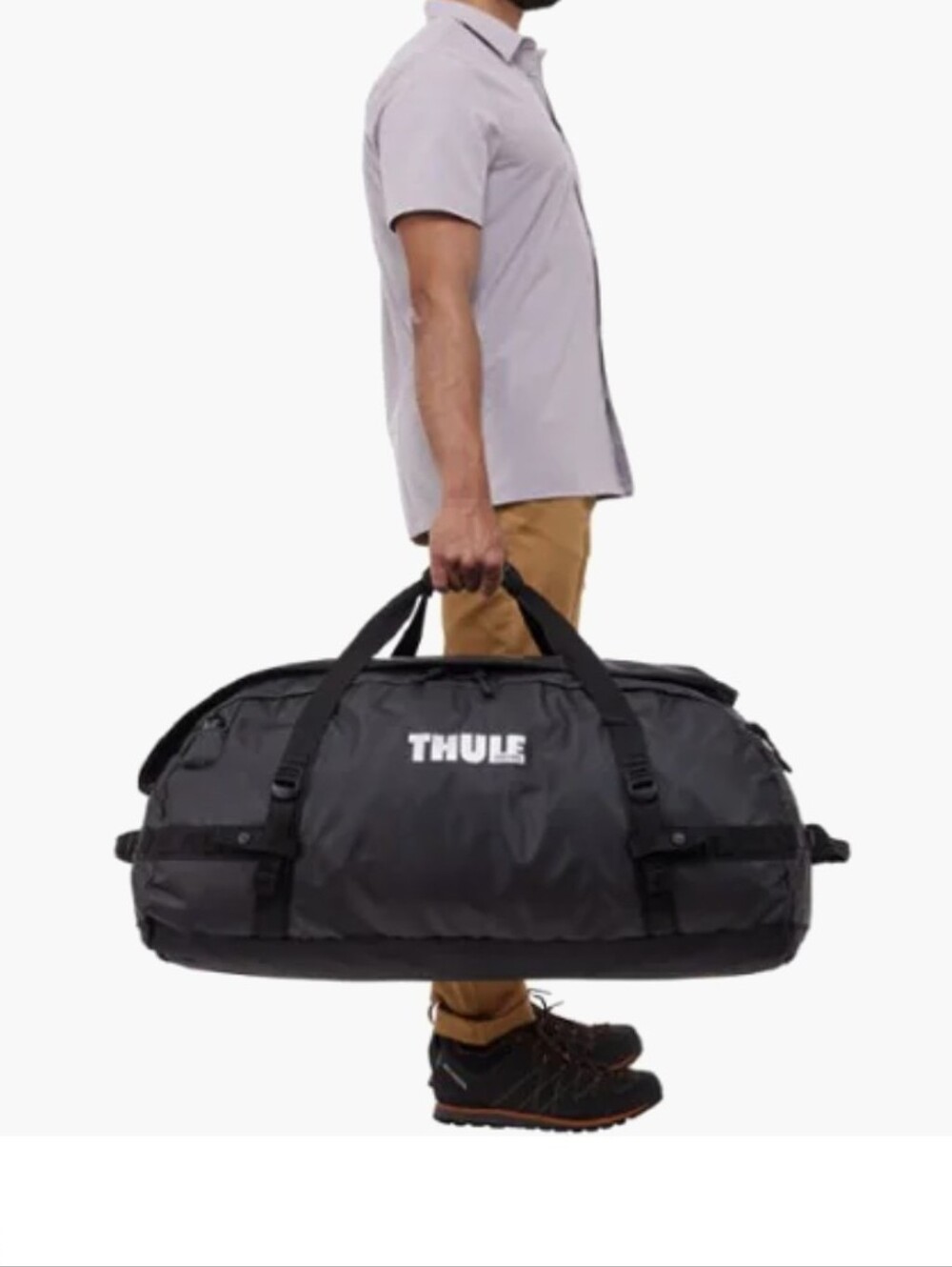 Thule Chasm 90 L Travel Duffel Bag Black